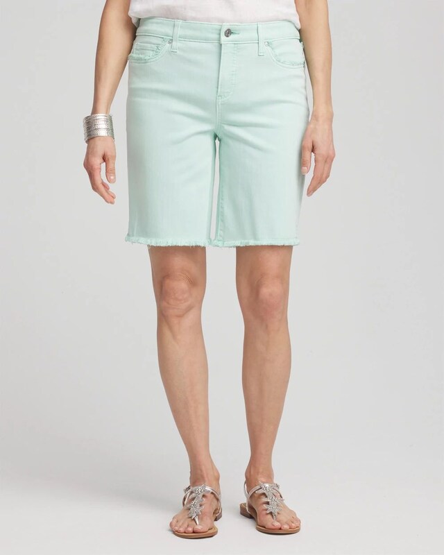 Girlfriend Fray Hem Shorts